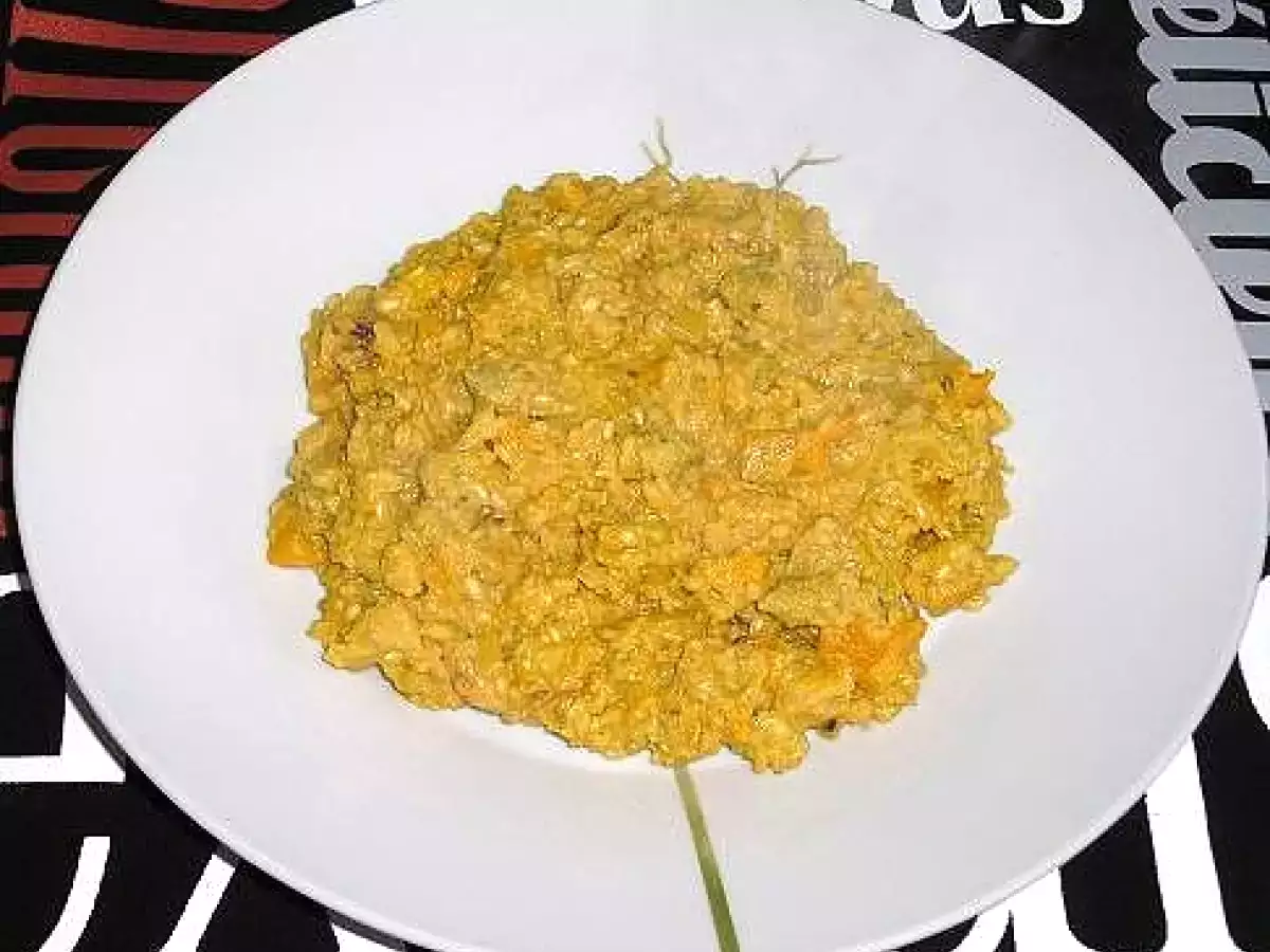 Risotto de calabaza y romanesco