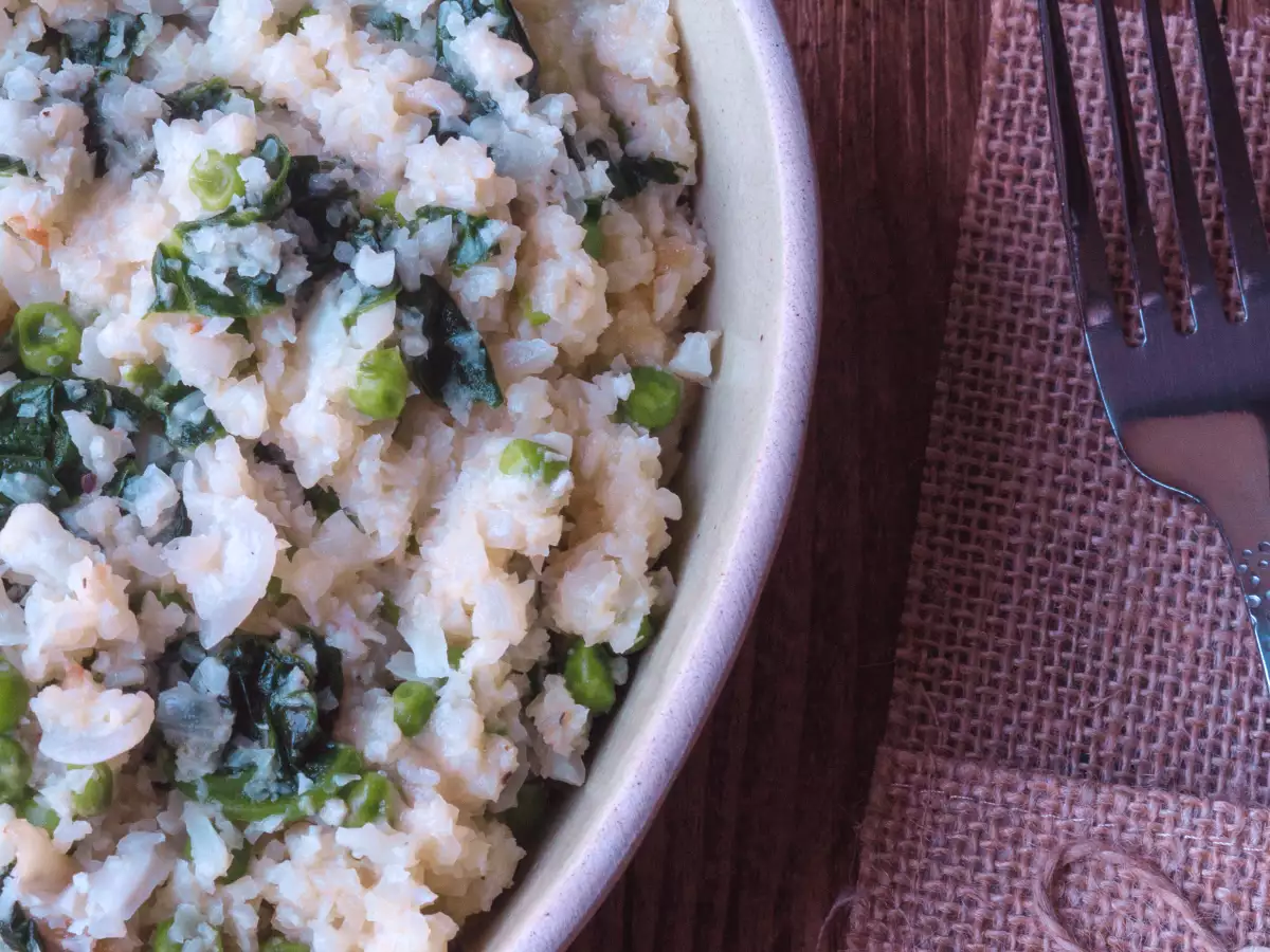 Risotto de coliflor [Paleo receta]