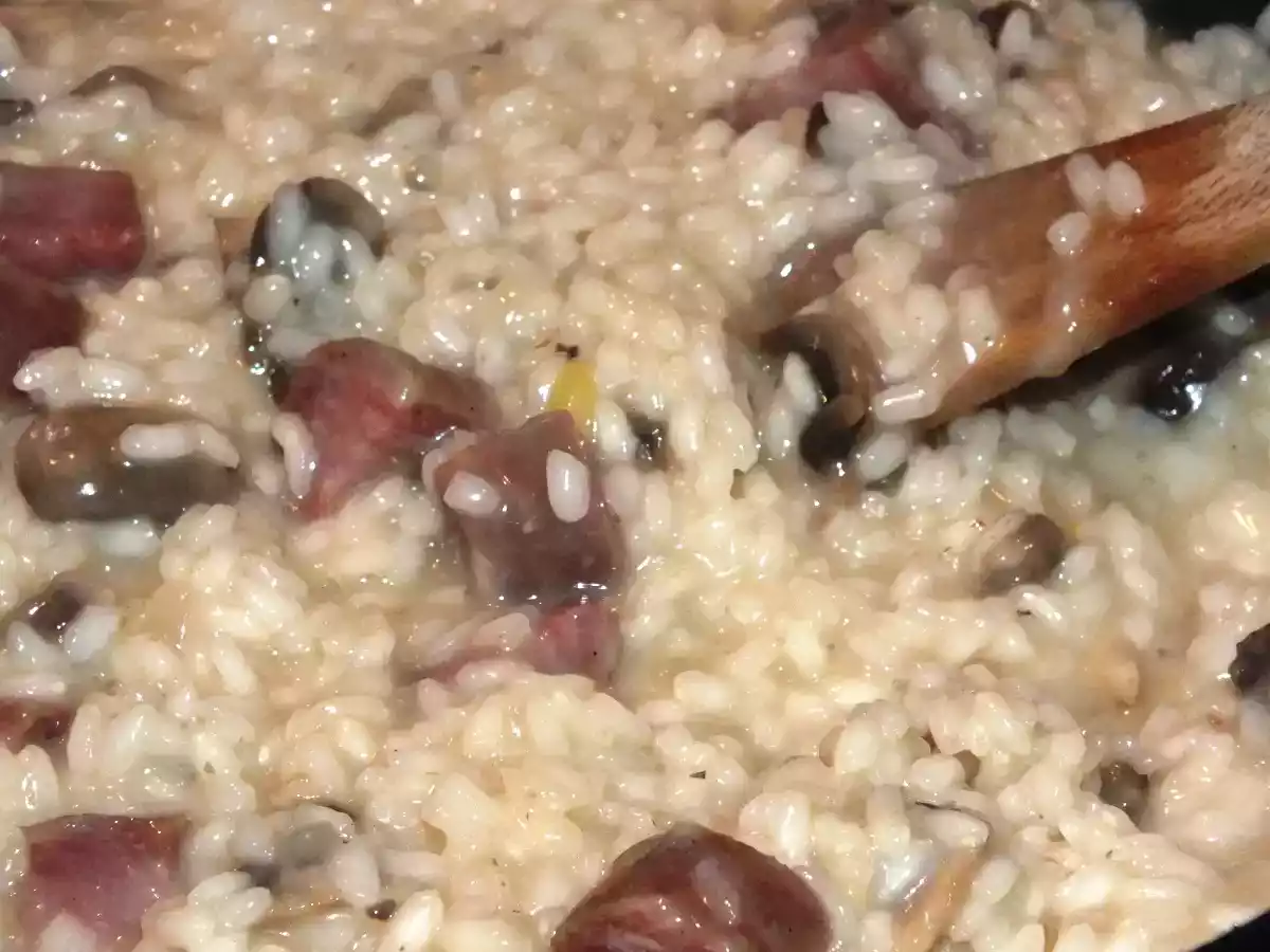 Risotto de Longaniza y Champiñones - foto 7