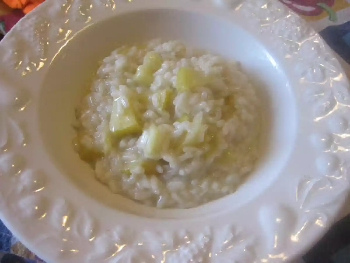 Risotto de manzana