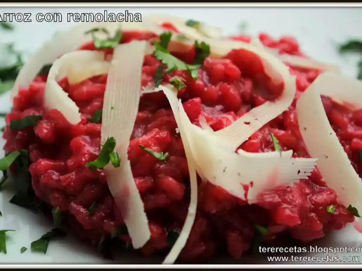 Risotto de remolacha - foto 2