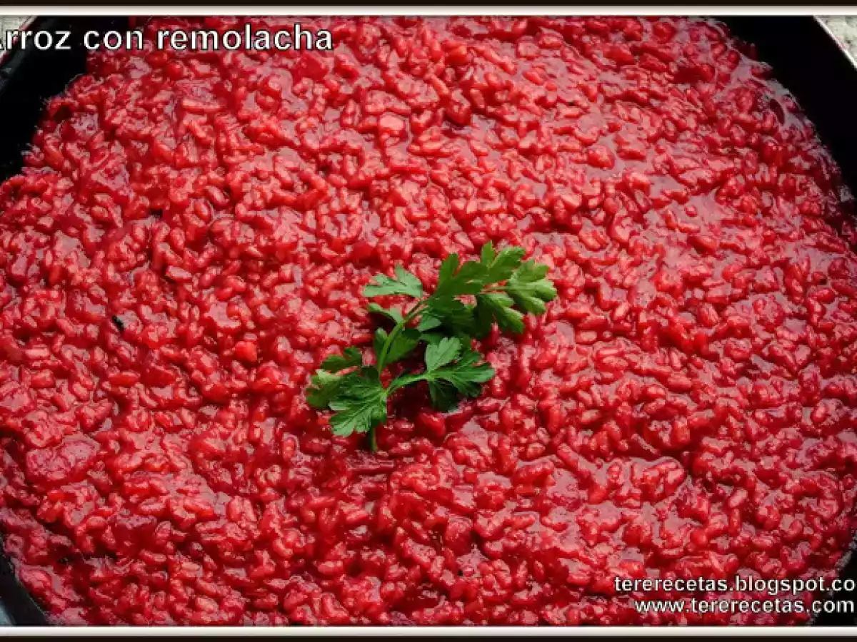 Risotto de remolacha - foto 4