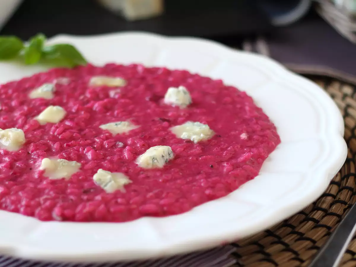 Risotto de remolacha y gorgonzola: una explosión de color y sabor - foto 2