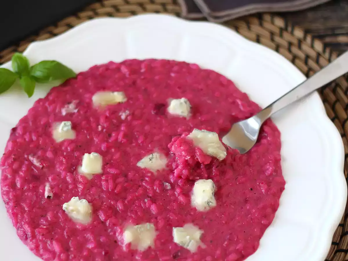 Risotto de remolacha y gorgonzola: una explosión de color y sabor - foto 4