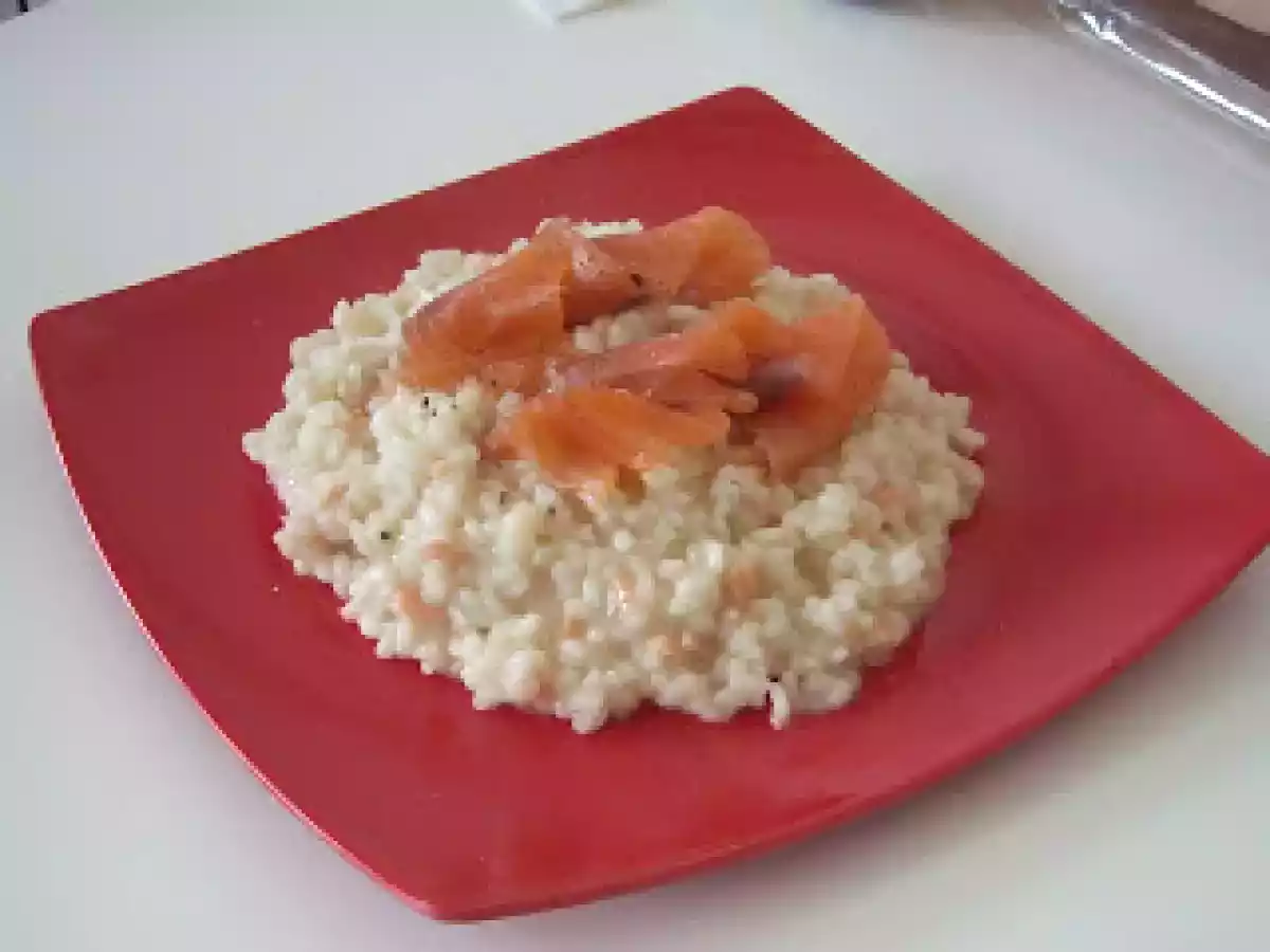 Risotto de salmón ahumado - foto 2
