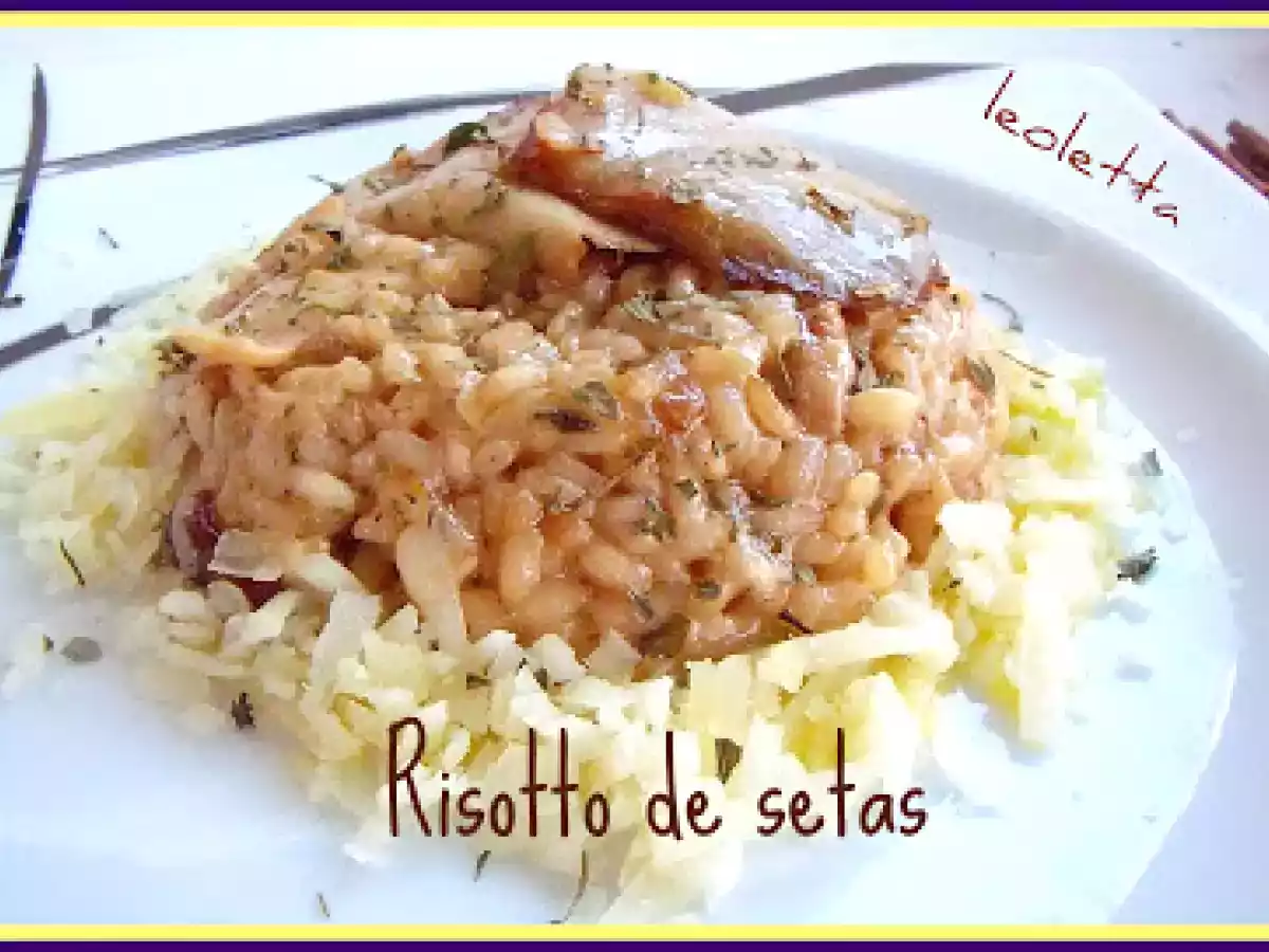 RISOTTO DE SETAS - foto 2
