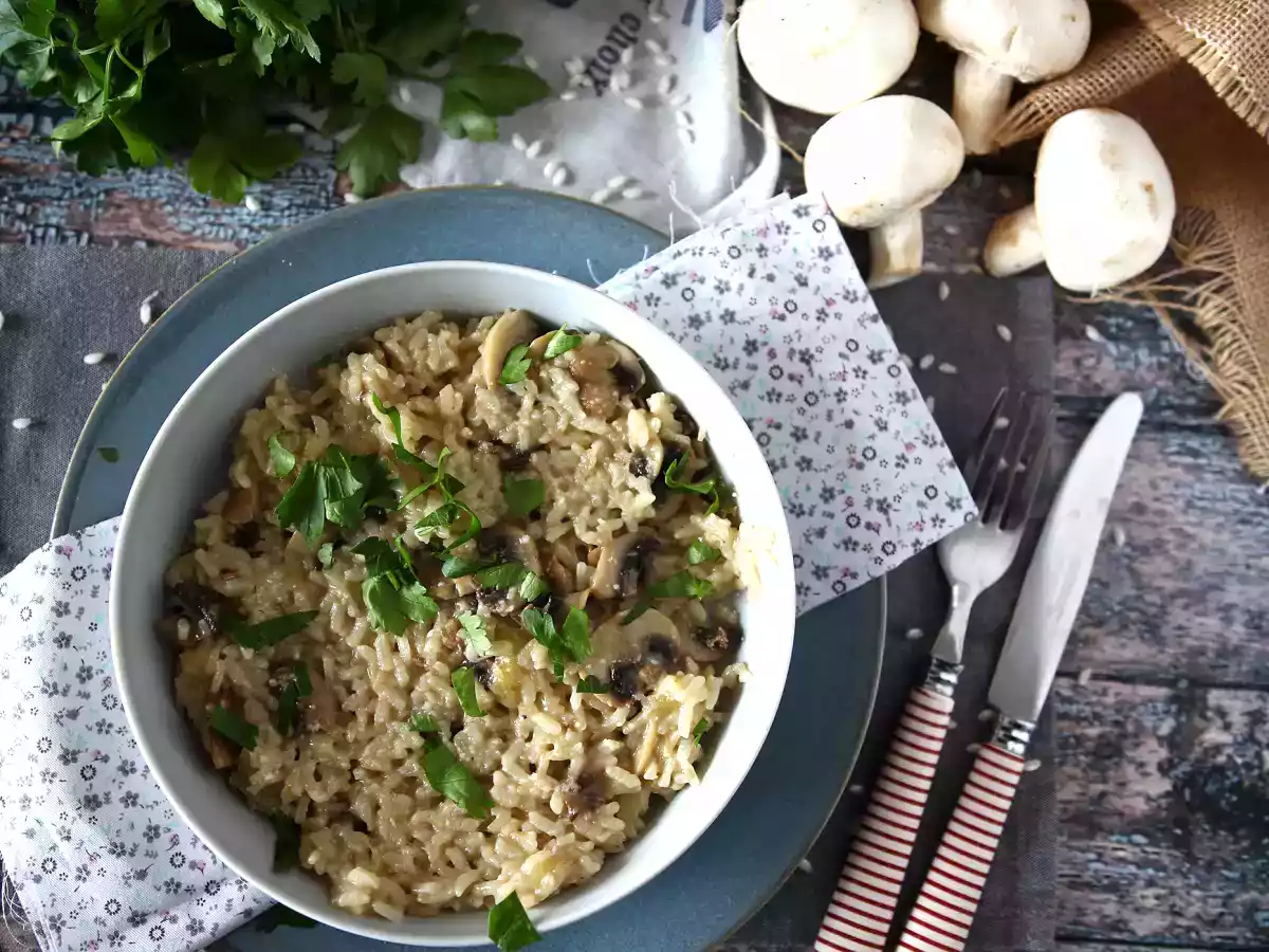 Risotto de setas en robot de cocina Cookeo - foto 3