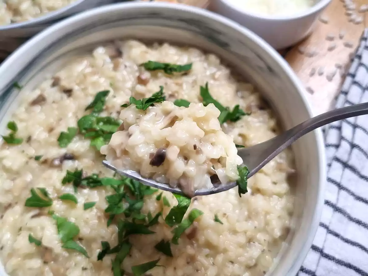 Risotto de setas en Thermomix, receta rápida - foto 2