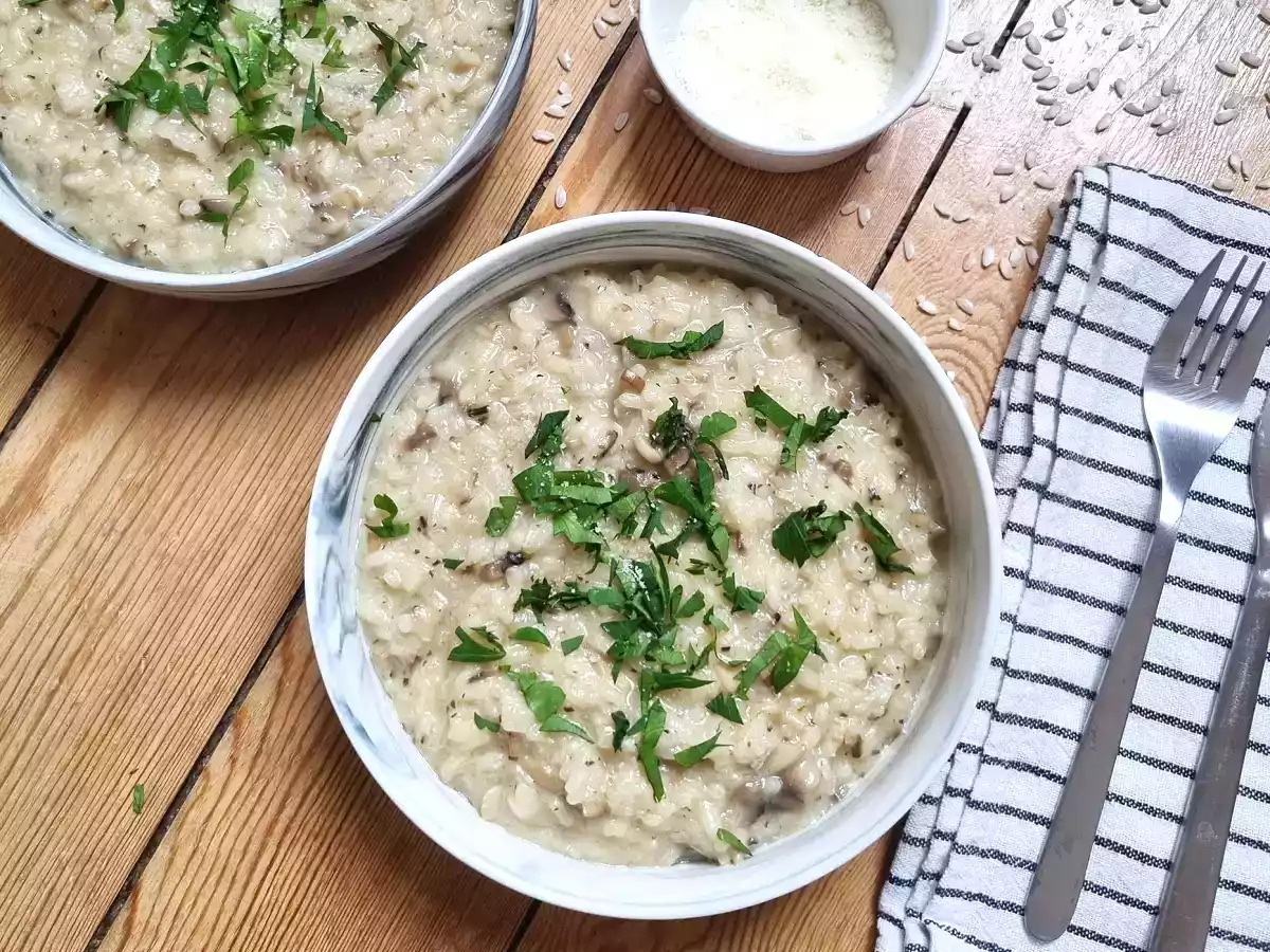 Risotto de setas en Thermomix, receta rápida - foto 3
