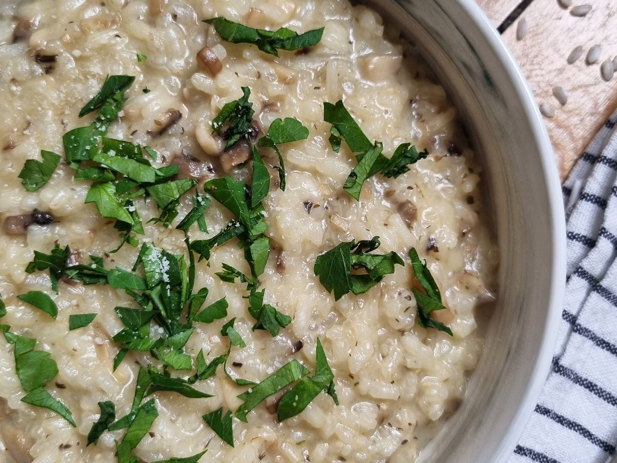 Risotto de setas en thermomix, receta rápida Receta Petitchef