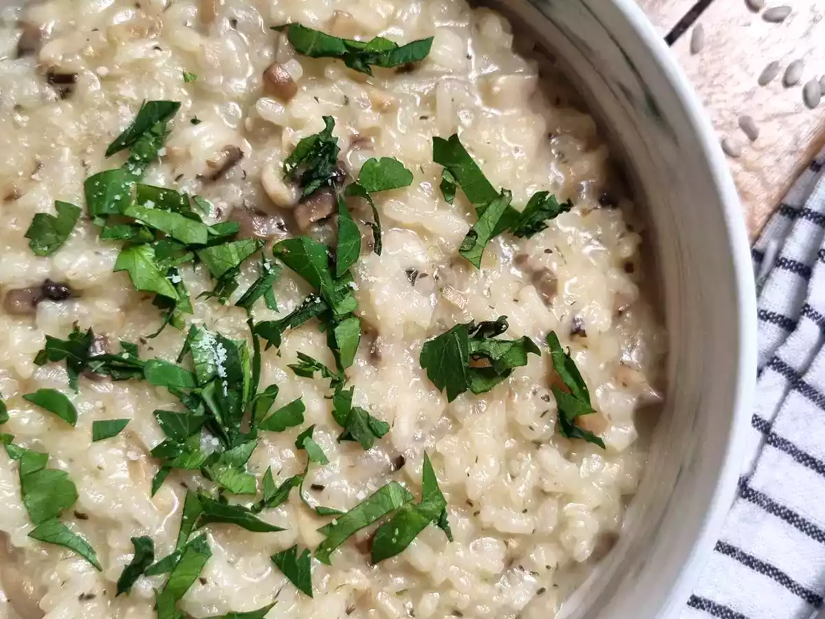 Risotto de setas en Thermomix, receta rápida - foto 5
