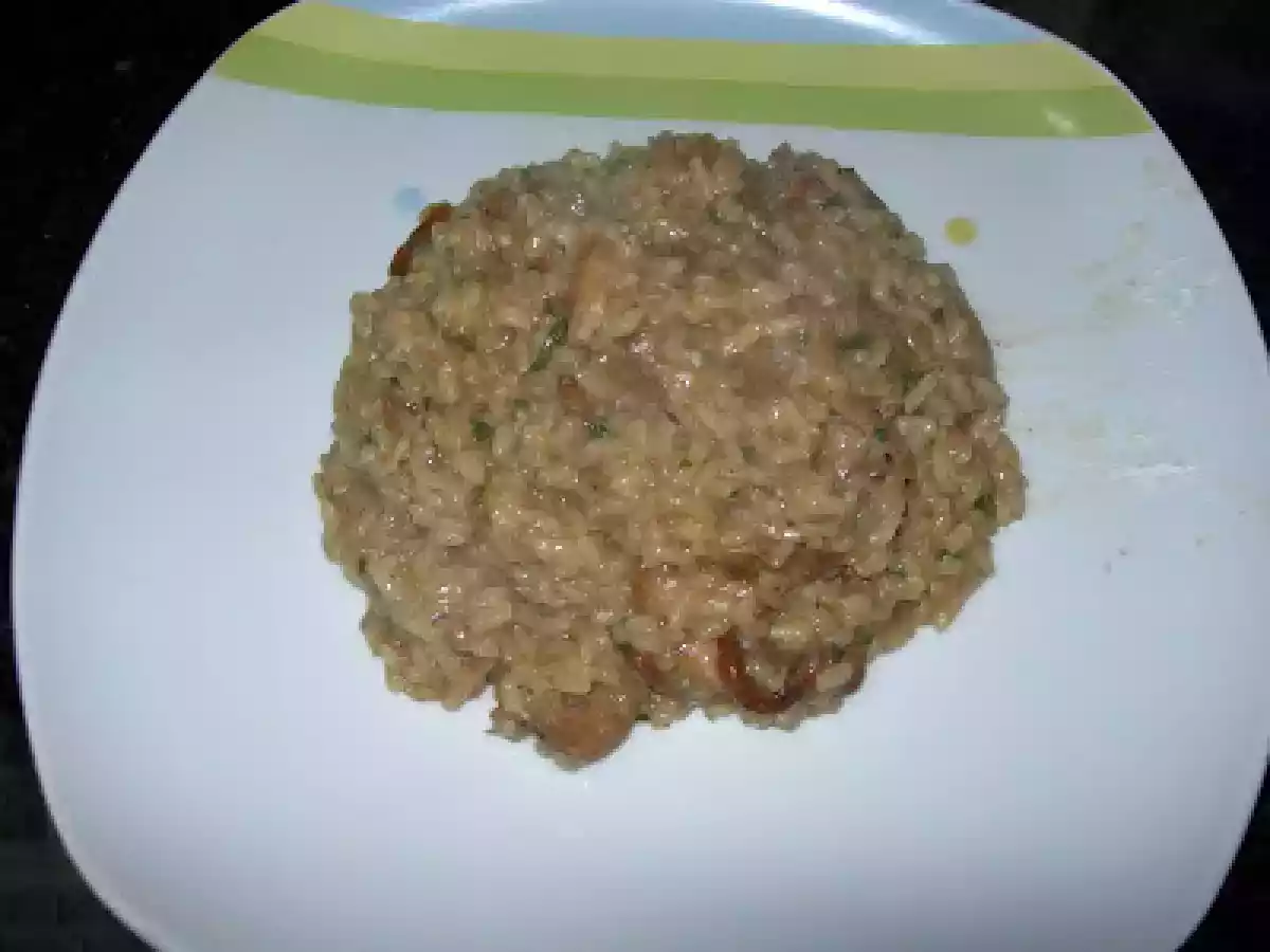 RISOTTO DE SETAS SECAS