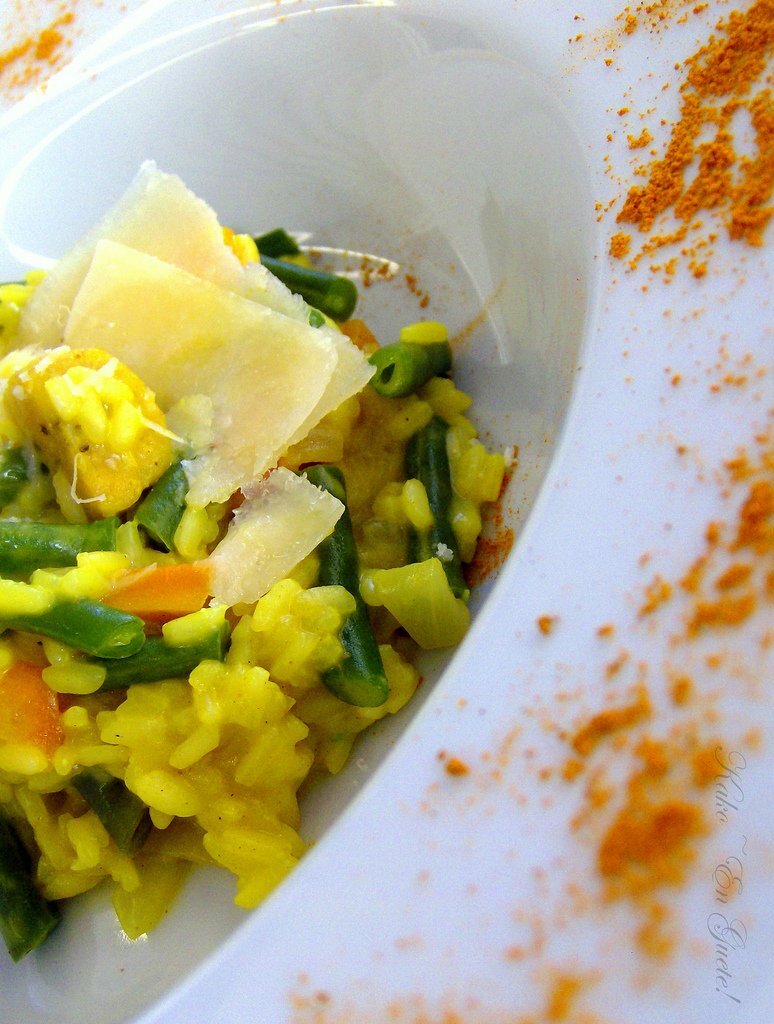 Risotto de verduras al estilo hindú Receta Petitchef