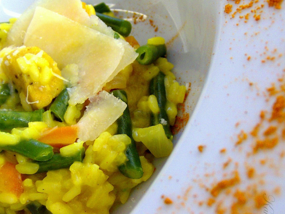 Risotto de verduras al estilo hindú Receta Petitchef