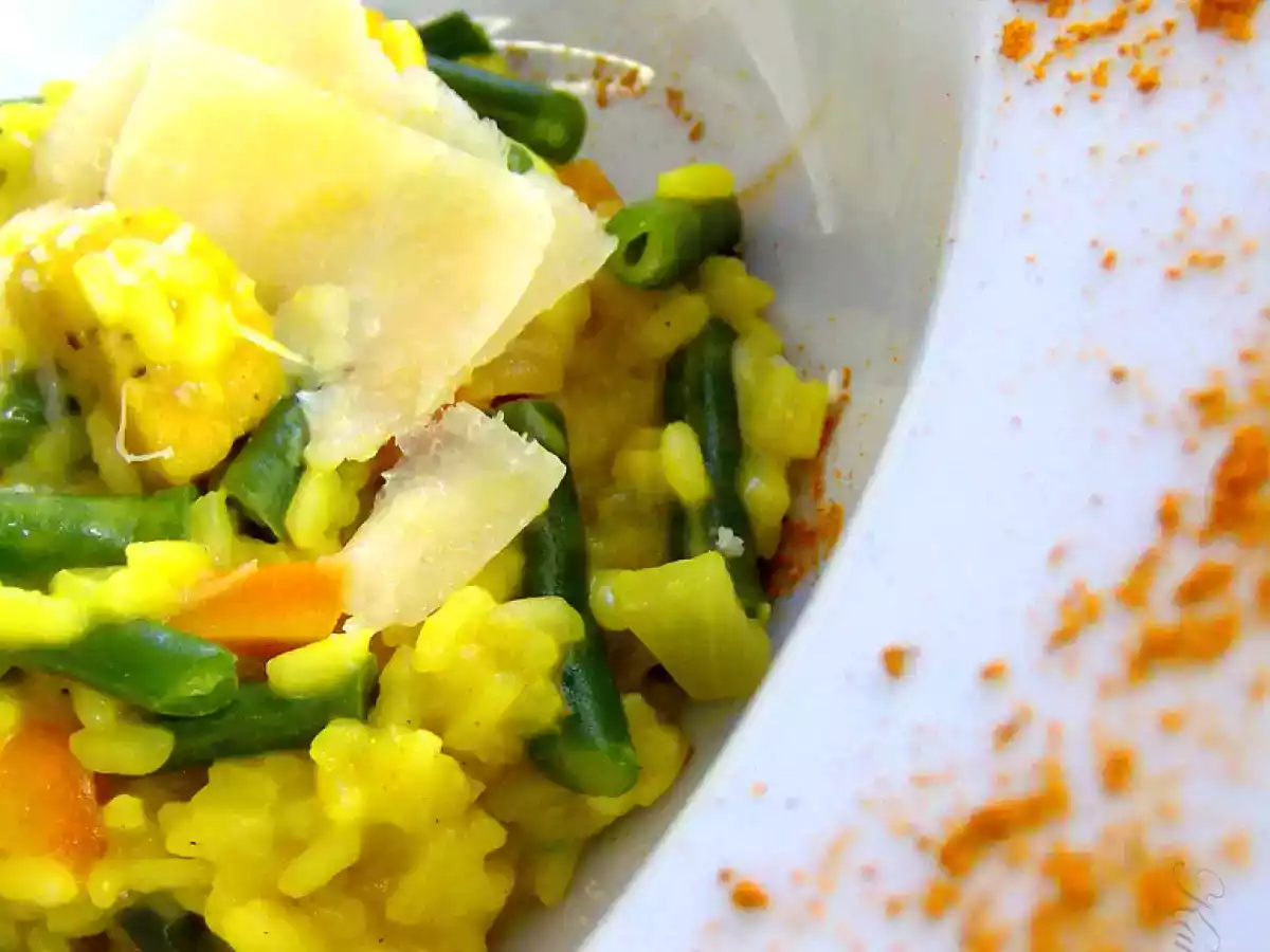 Risotto de verduras al estilo hindú