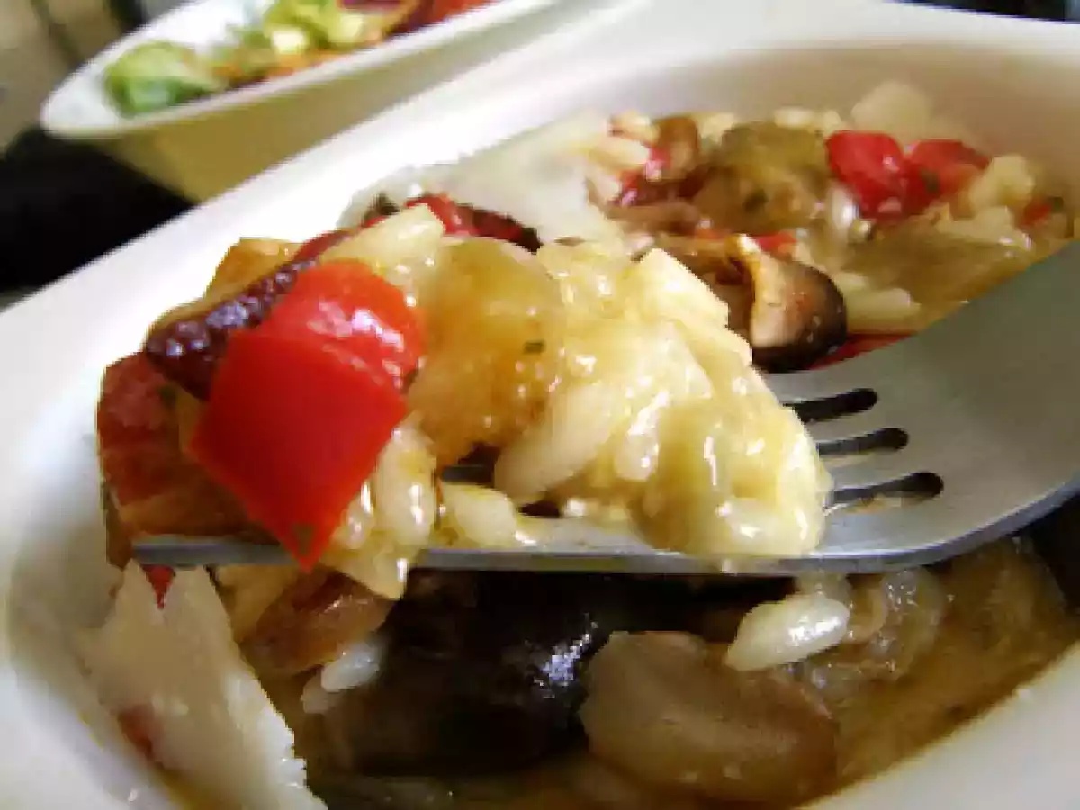 Risotto de verduras con setas - foto 2