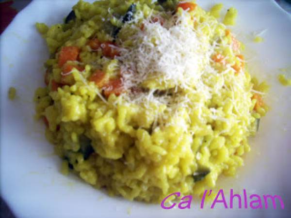 Risotto de zanahorias