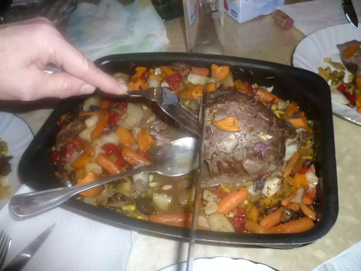 Roast al Horno con Verduras - foto 2