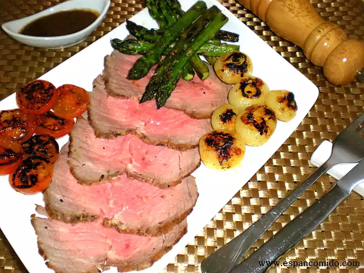 Roast beef a la pimienta