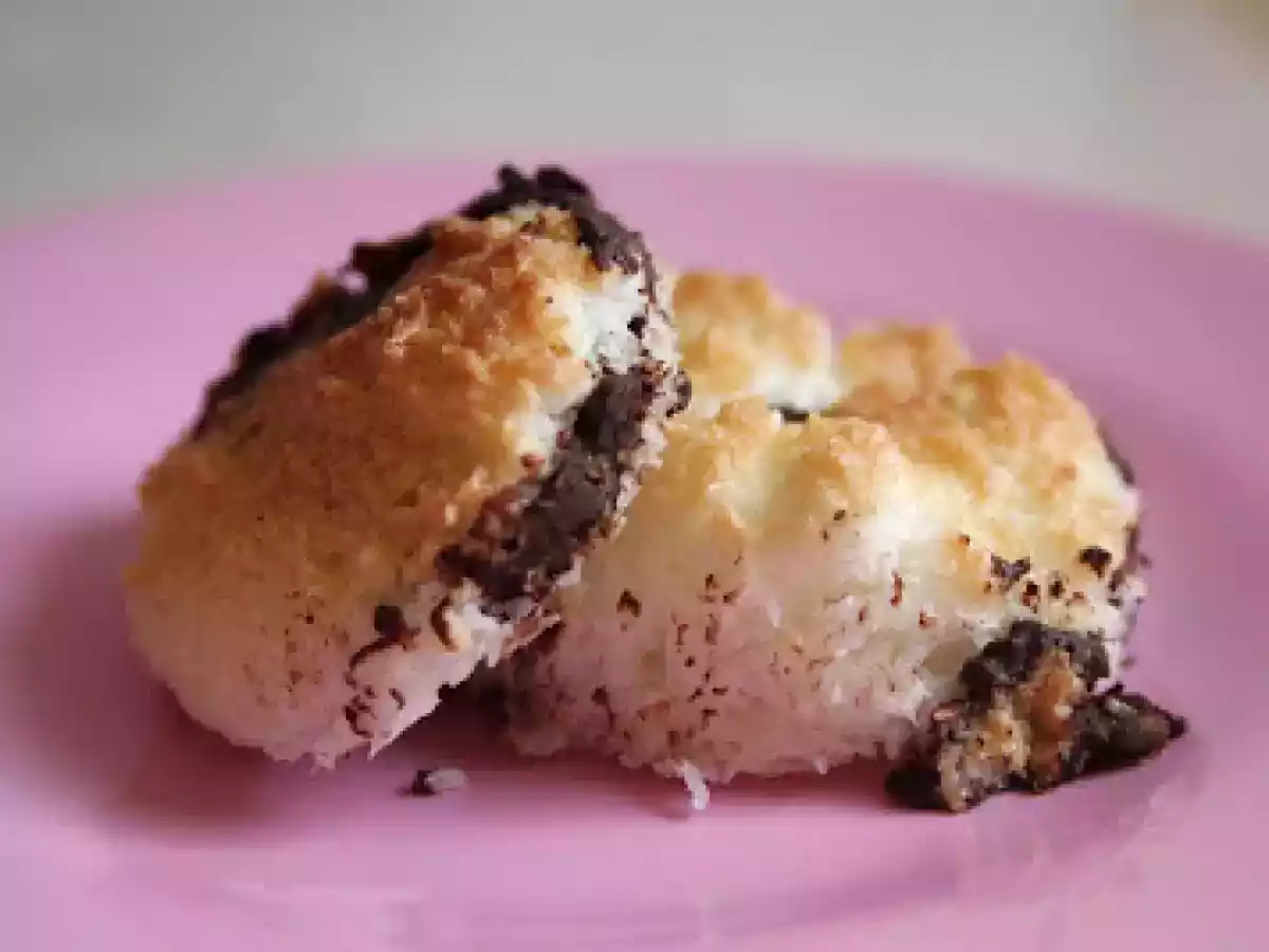 ROCAS DE COCO Y CHOCOLATE