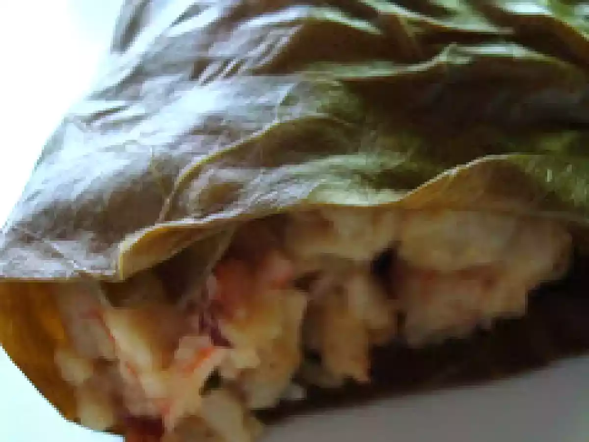 Rollitos de acelgas rellenos de pescado - foto 2