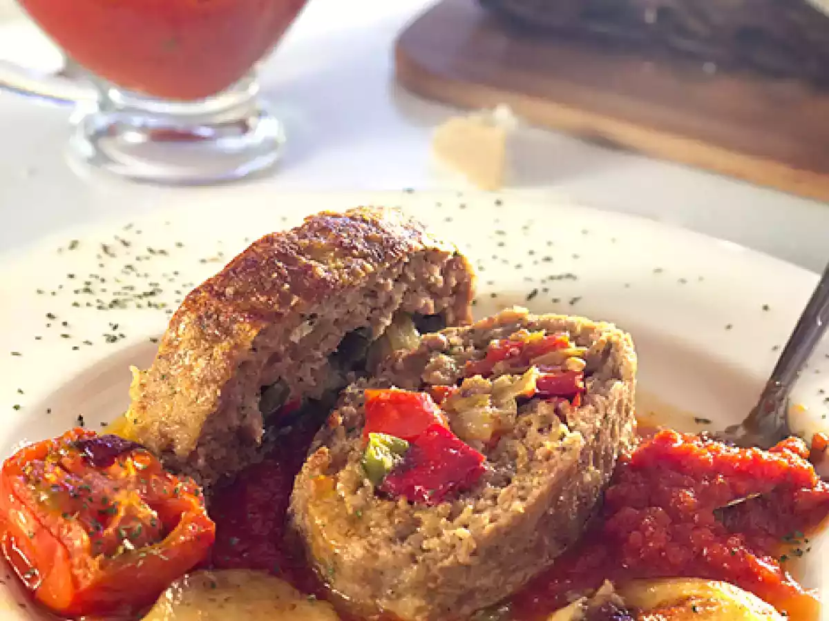 Rollitos de carne picada rellenos - foto 2