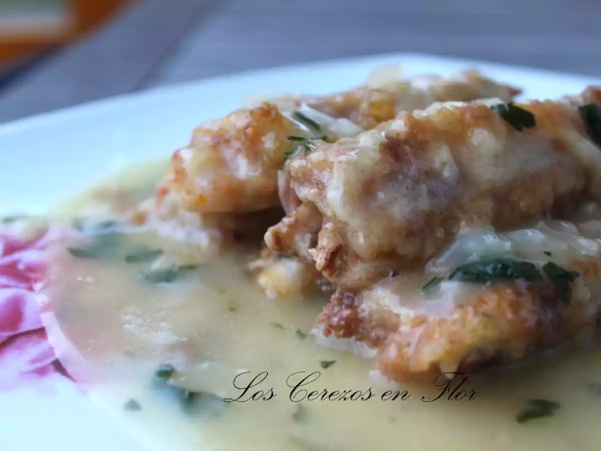 Rollitos de Espárragos en salsa verde - foto 2