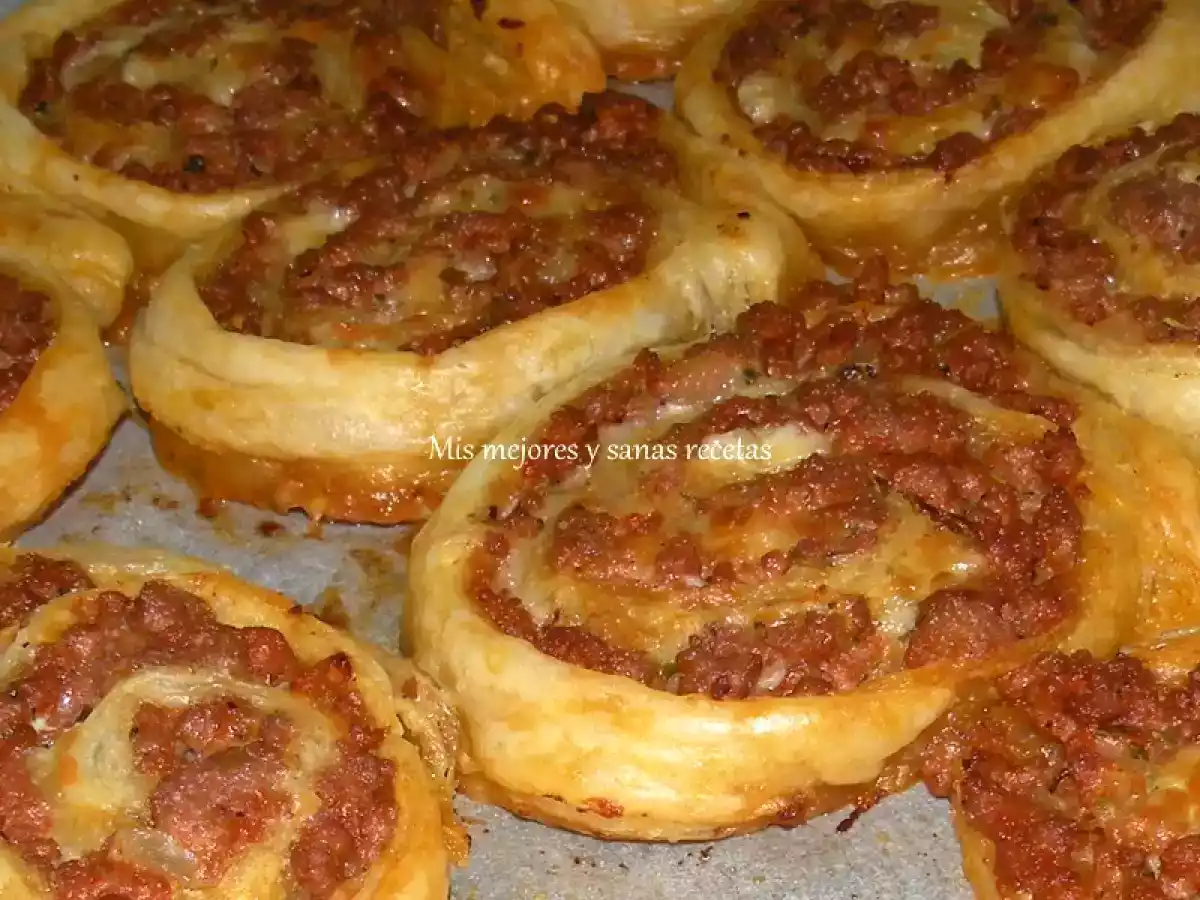 Rollitos de hojaldre con cebolla caramelizada - foto 4