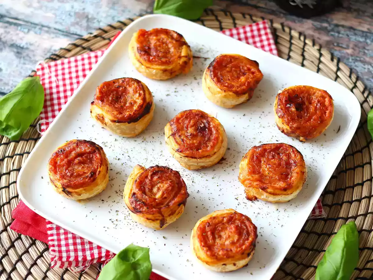 Rollitos de hojaldre con tomate y queso en freidora de aire: receta fácil y rápida - foto 4