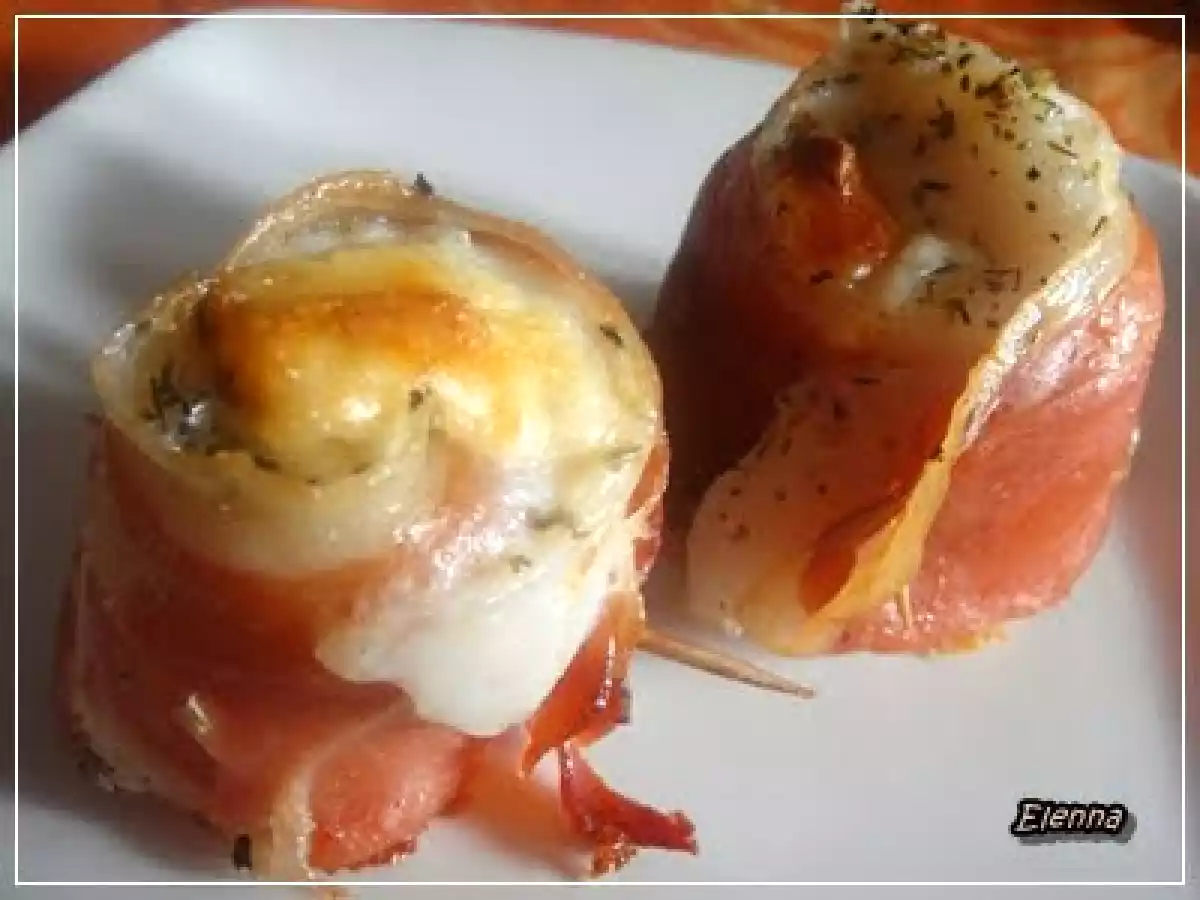 Rollitos de jamón y panga - foto 2