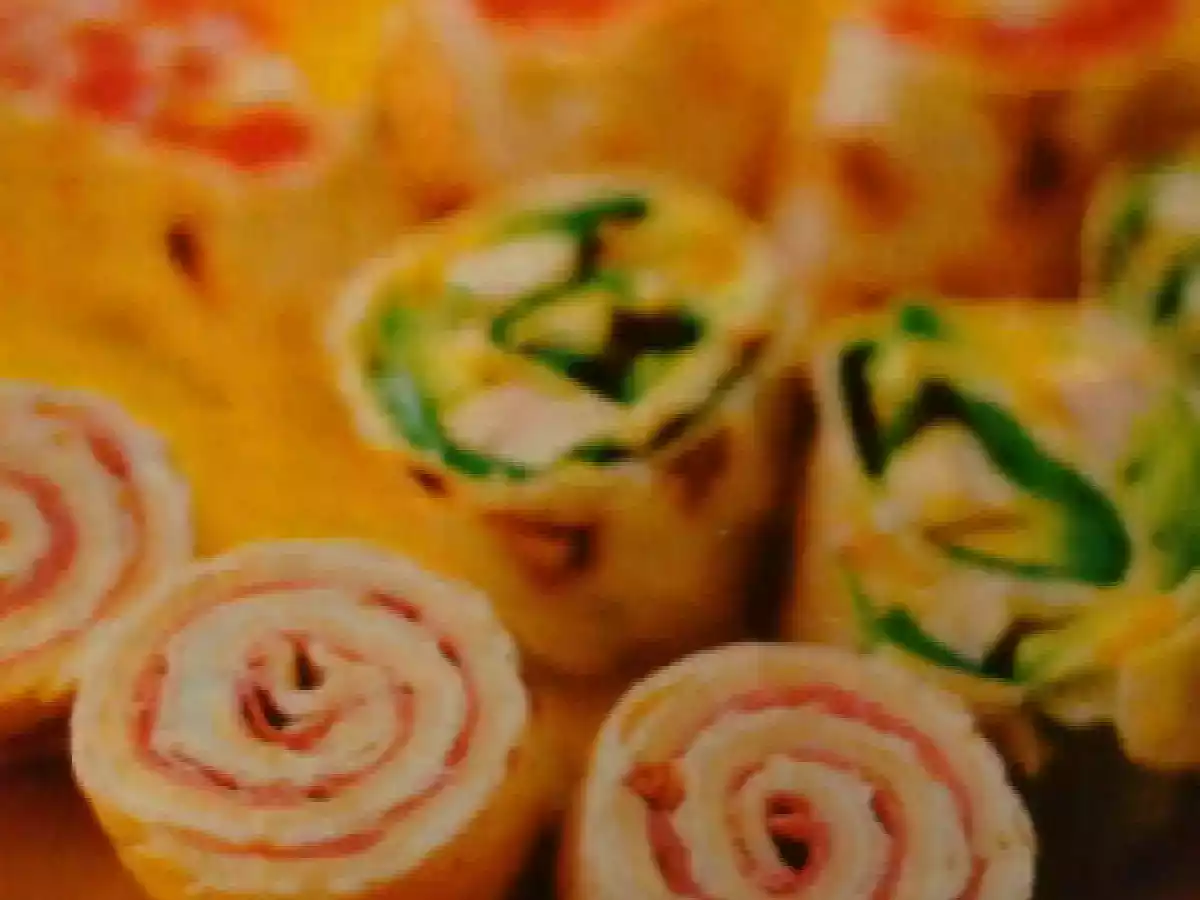 Rollitos de Jamón y pollo