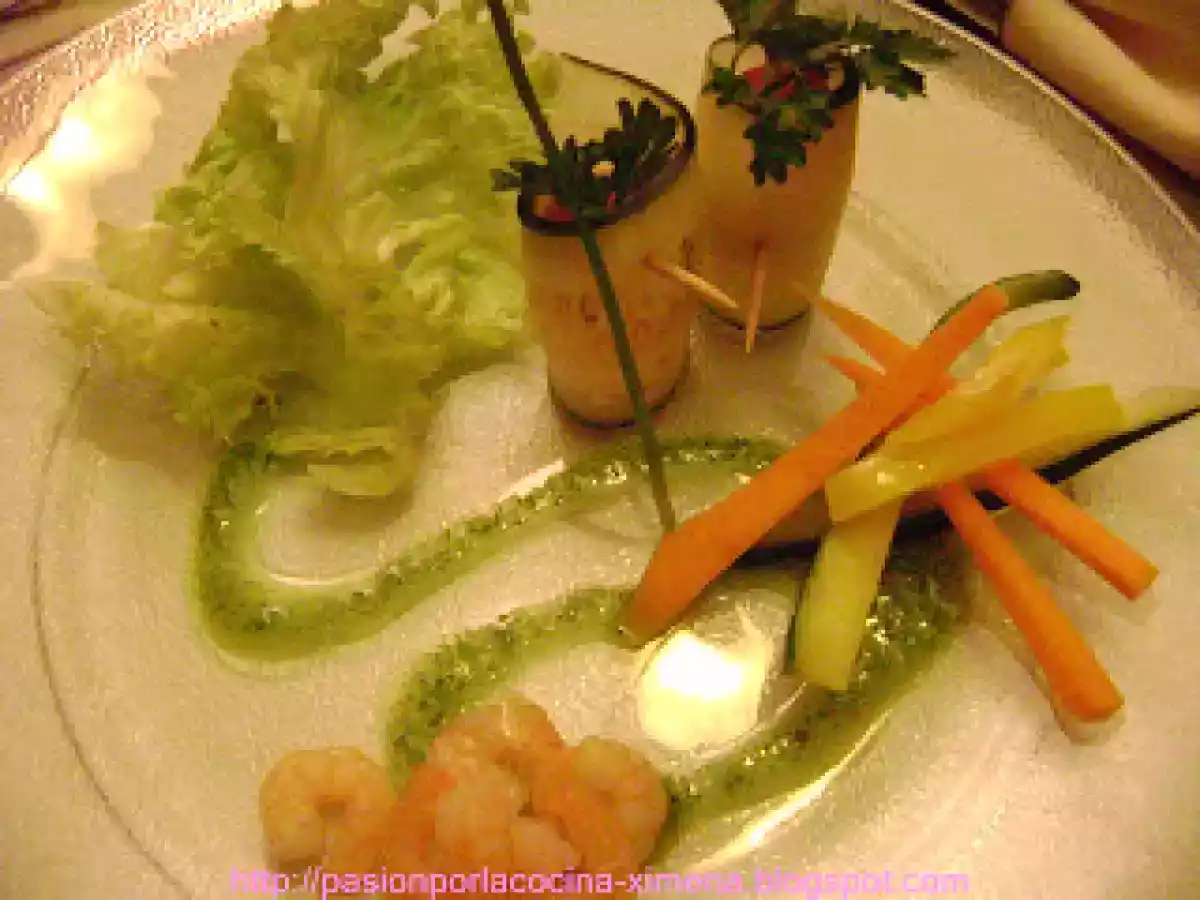 Rollitos de pepino con camarones. - foto 3