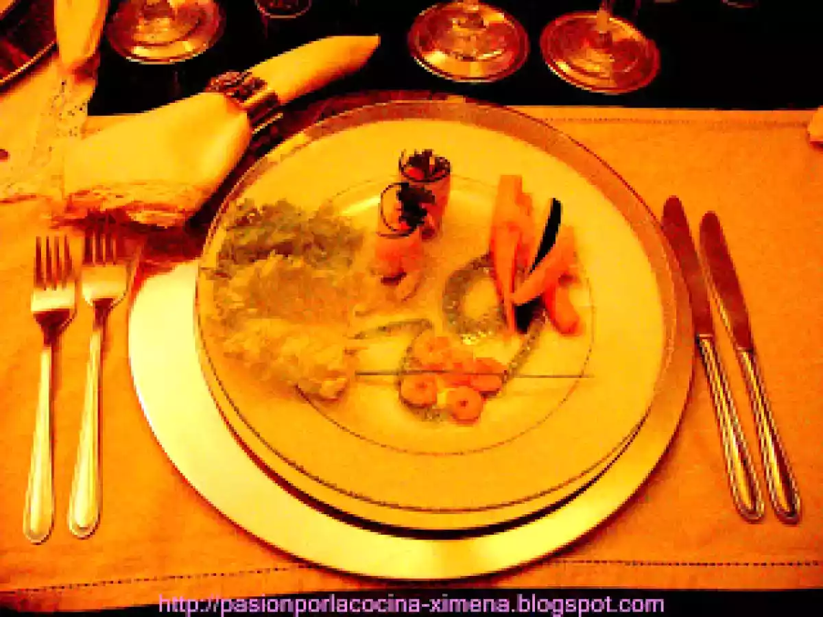 Rollitos de pepino con camarones. - foto 5