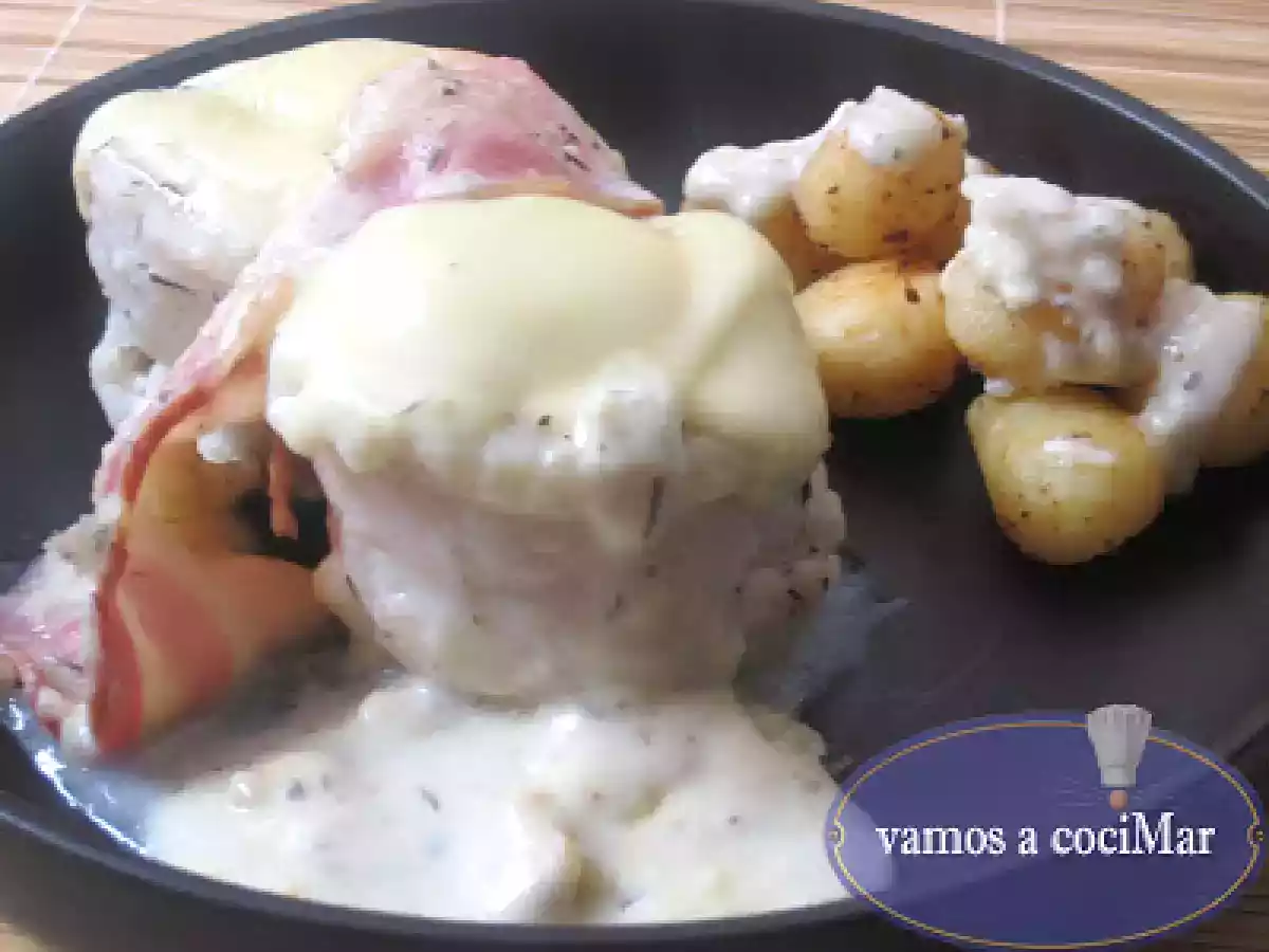 Rollitos de pescado con salsa de queso - foto 2