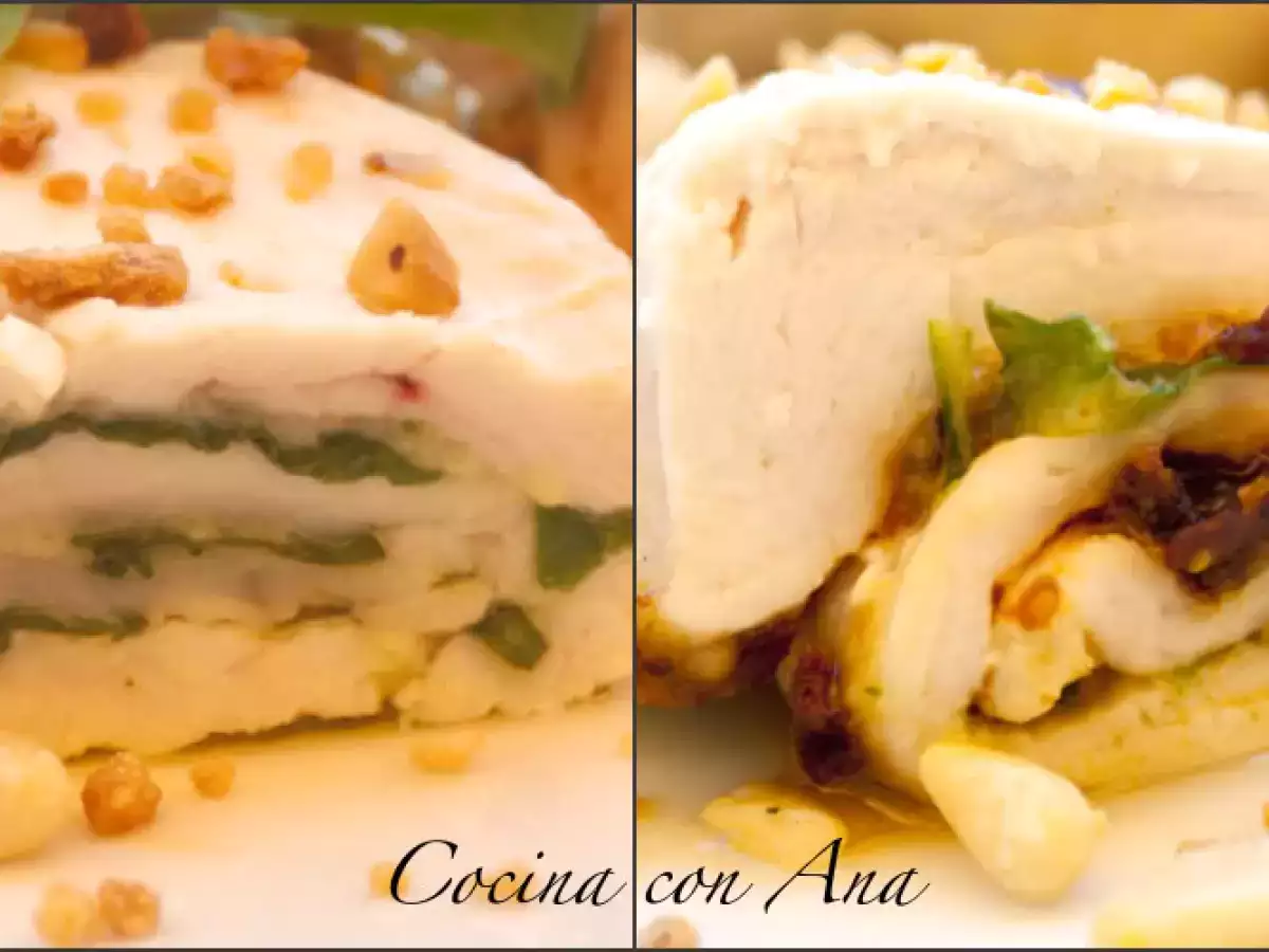 ROLLITOS DE POLLO AL PESTO - foto 2