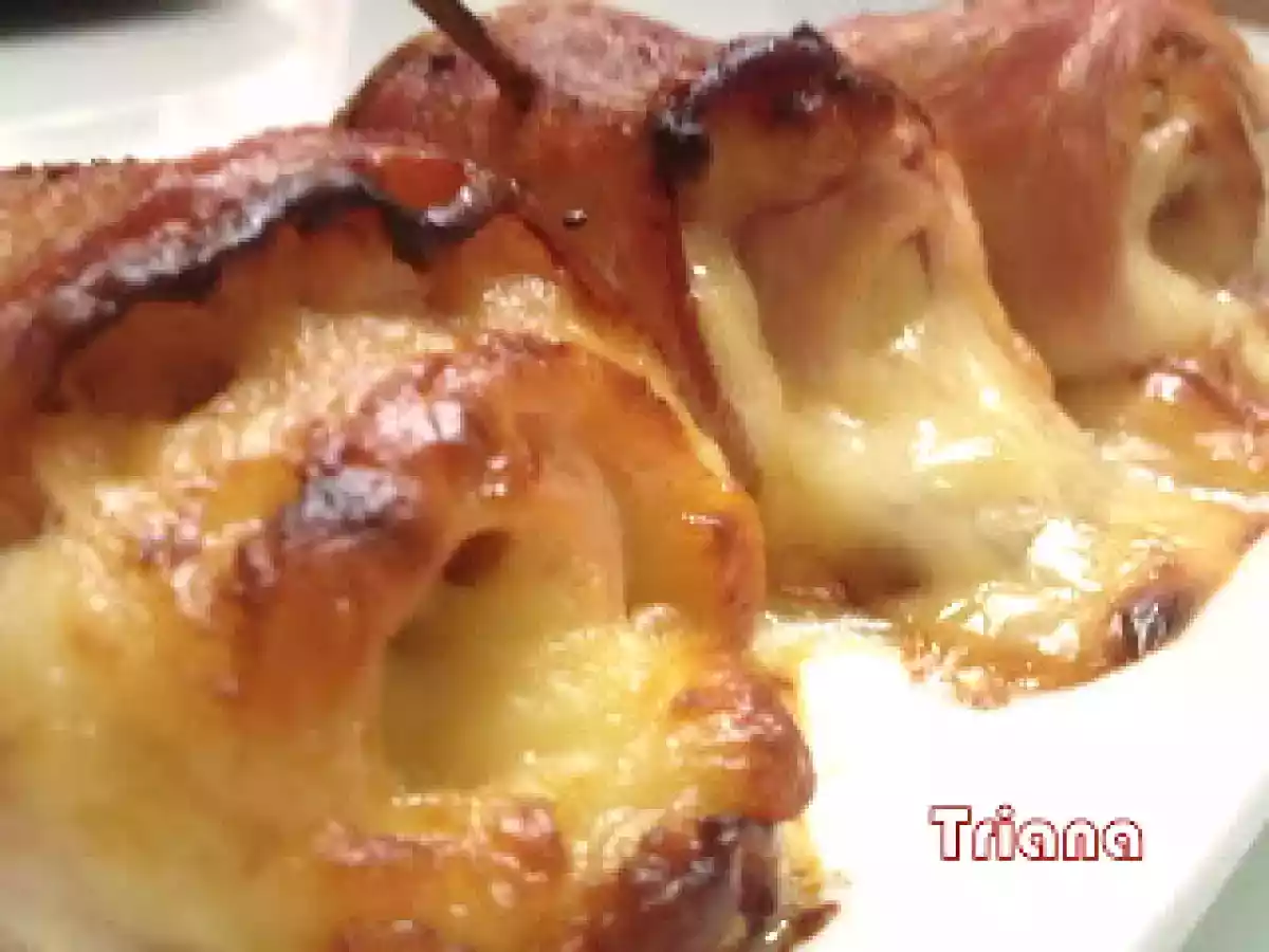 Rollitos de pollo con bacon y queso - foto 2