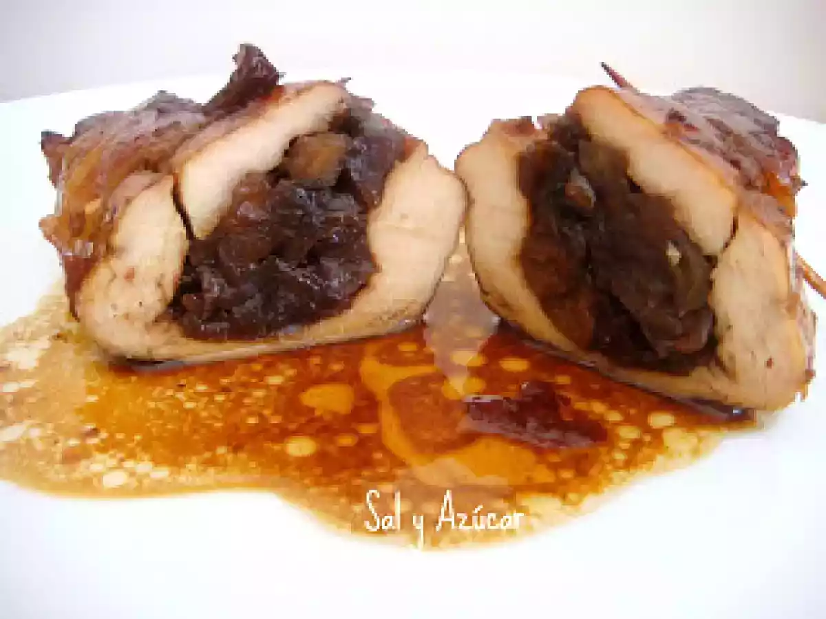 ROLLITOS DE POLLO RELLENOS DE CHUTNEY - foto 2