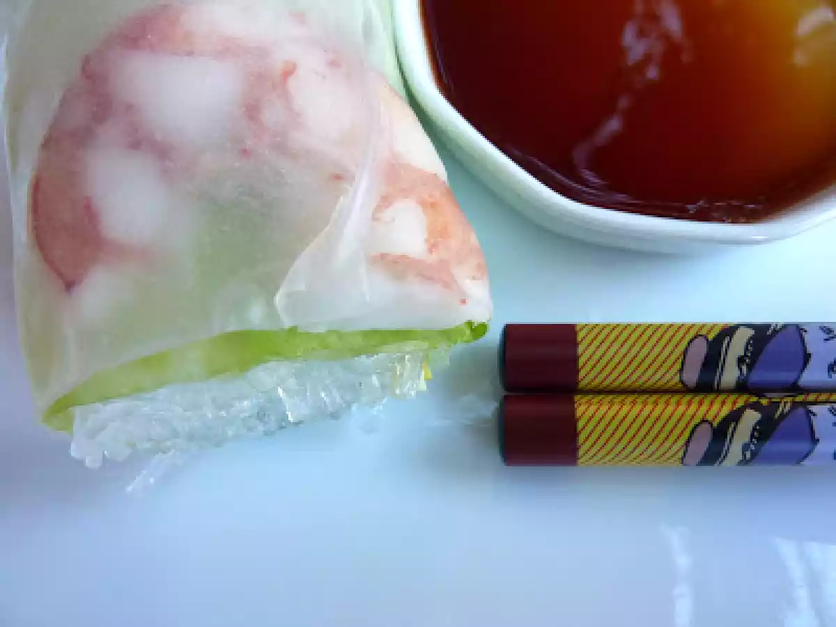 Rollitos de primavera frescos, y muy ligeros...para recuperarse!. - foto 6