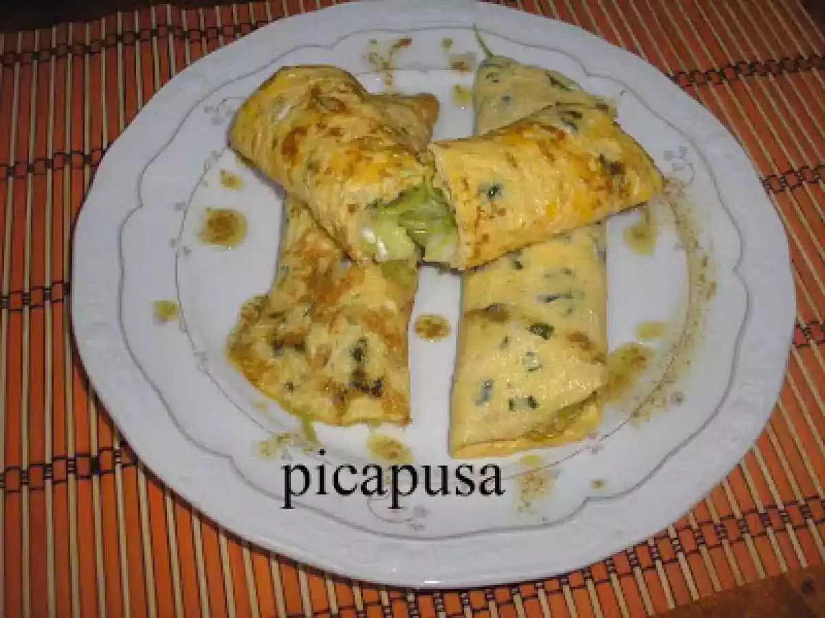 ROLLITOS DE PUERRO Y QUESO DE CABRA - foto 4