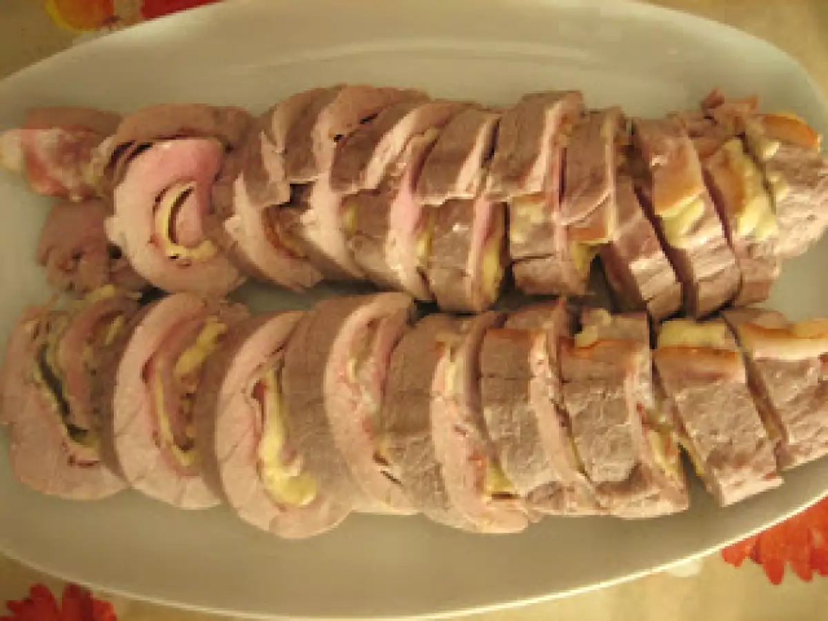 Rollitos de solomillo rellenos