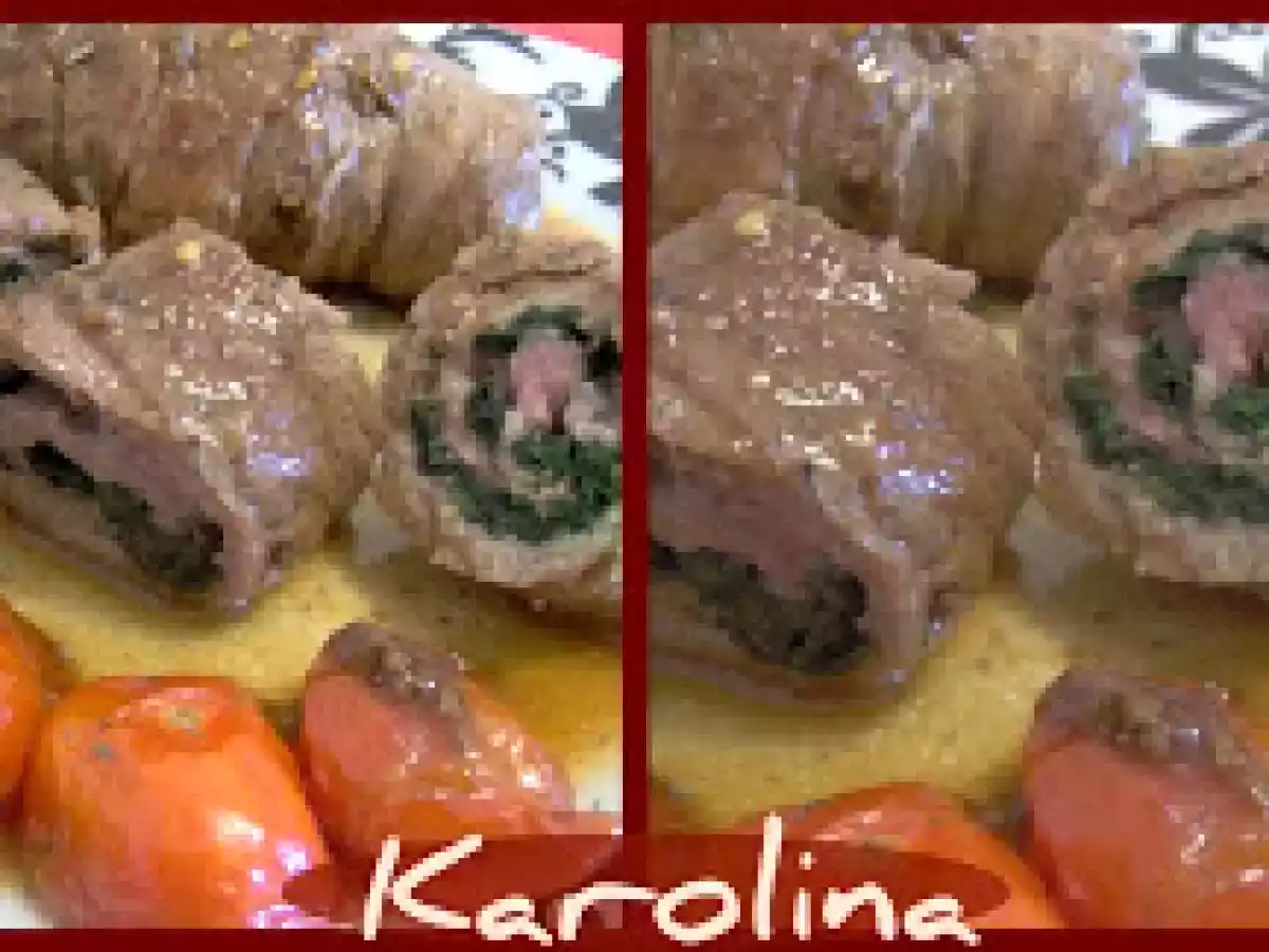 ROLLITOS DE TERNERA CON ESPINACAS AL PEDRO XIMENEZ - foto 2