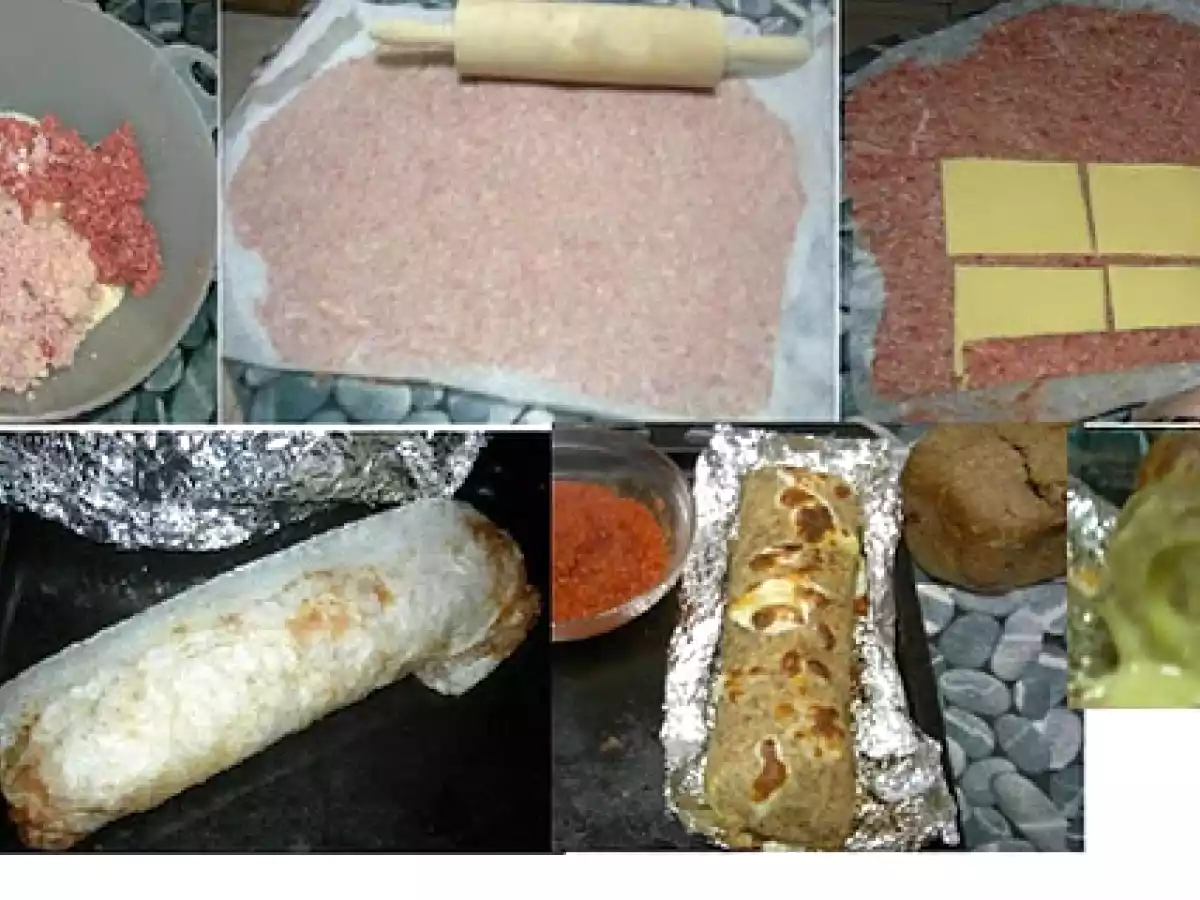 Rollo de carne al horno con salsa calapresse - foto 2