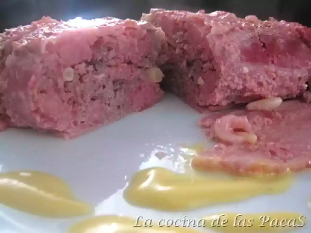 Rollo de Carne con Salsa de Mango