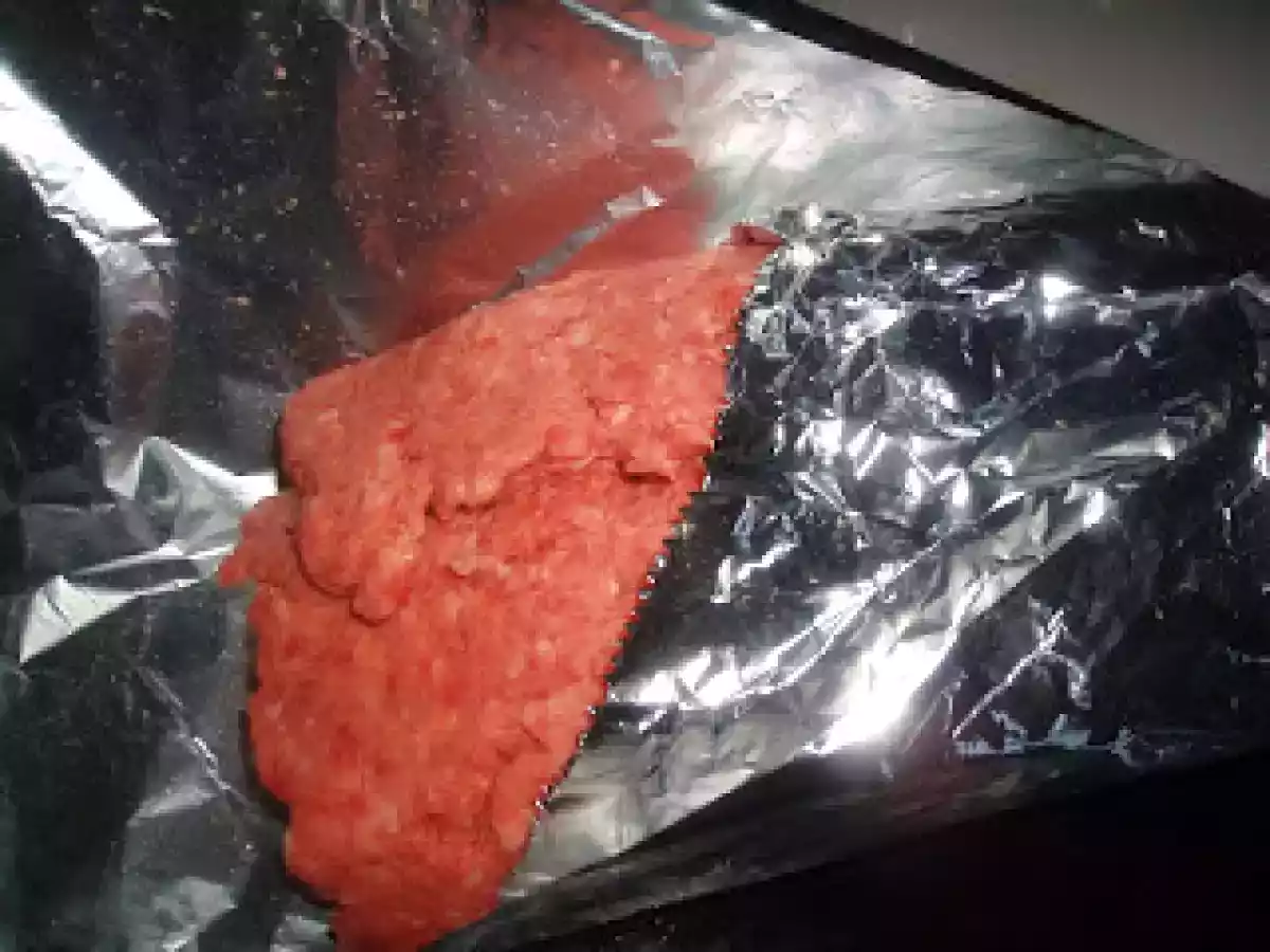 Rollo de carne picada en salsa de cebolla - foto 4