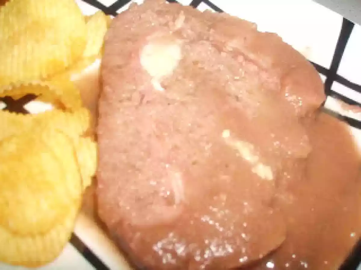 Rollo de carne picada en salsa de cebolla - foto 5