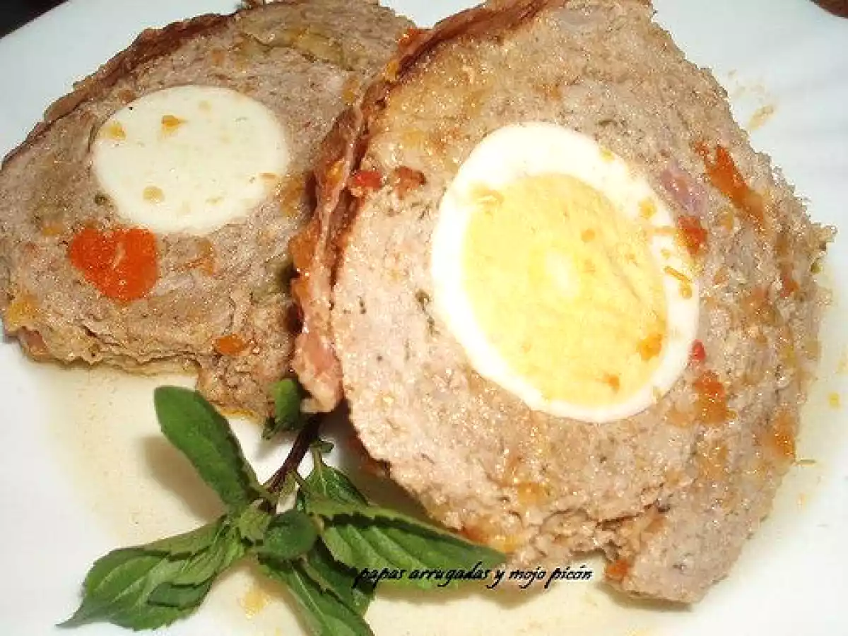 ROLLO DE CARNE RELLENO ***PASO A PASO***