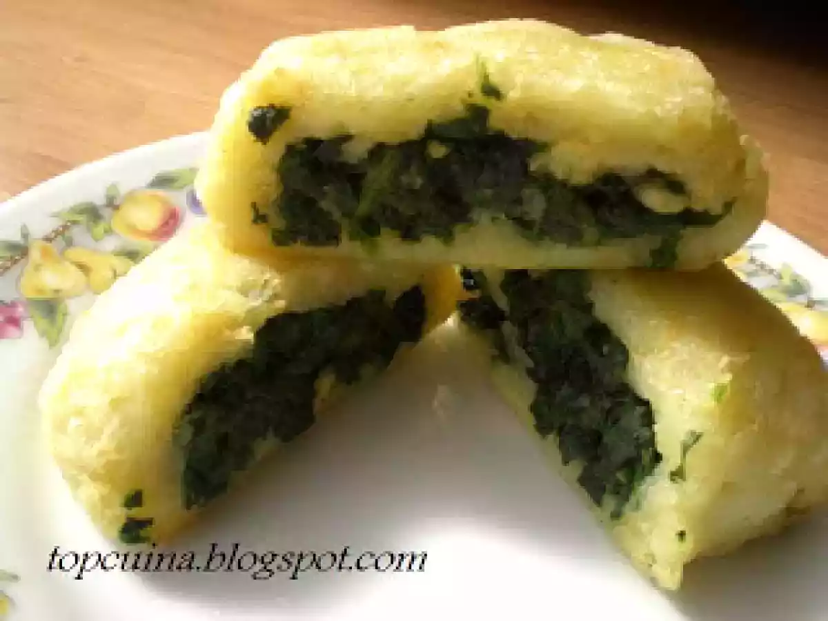 ROLLO DE PATATA Y ESPINACAS.
