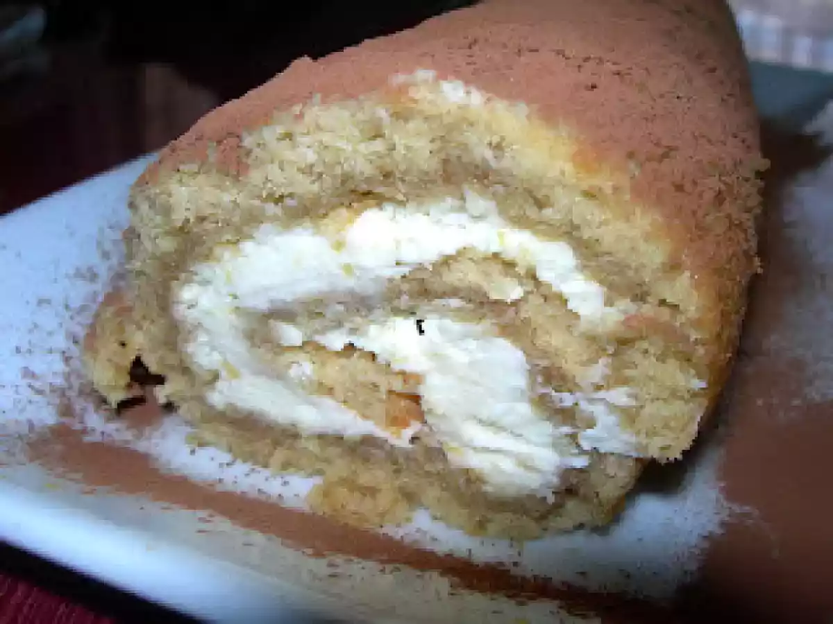 Rollo de tiramisú. Paso a paso - foto 16