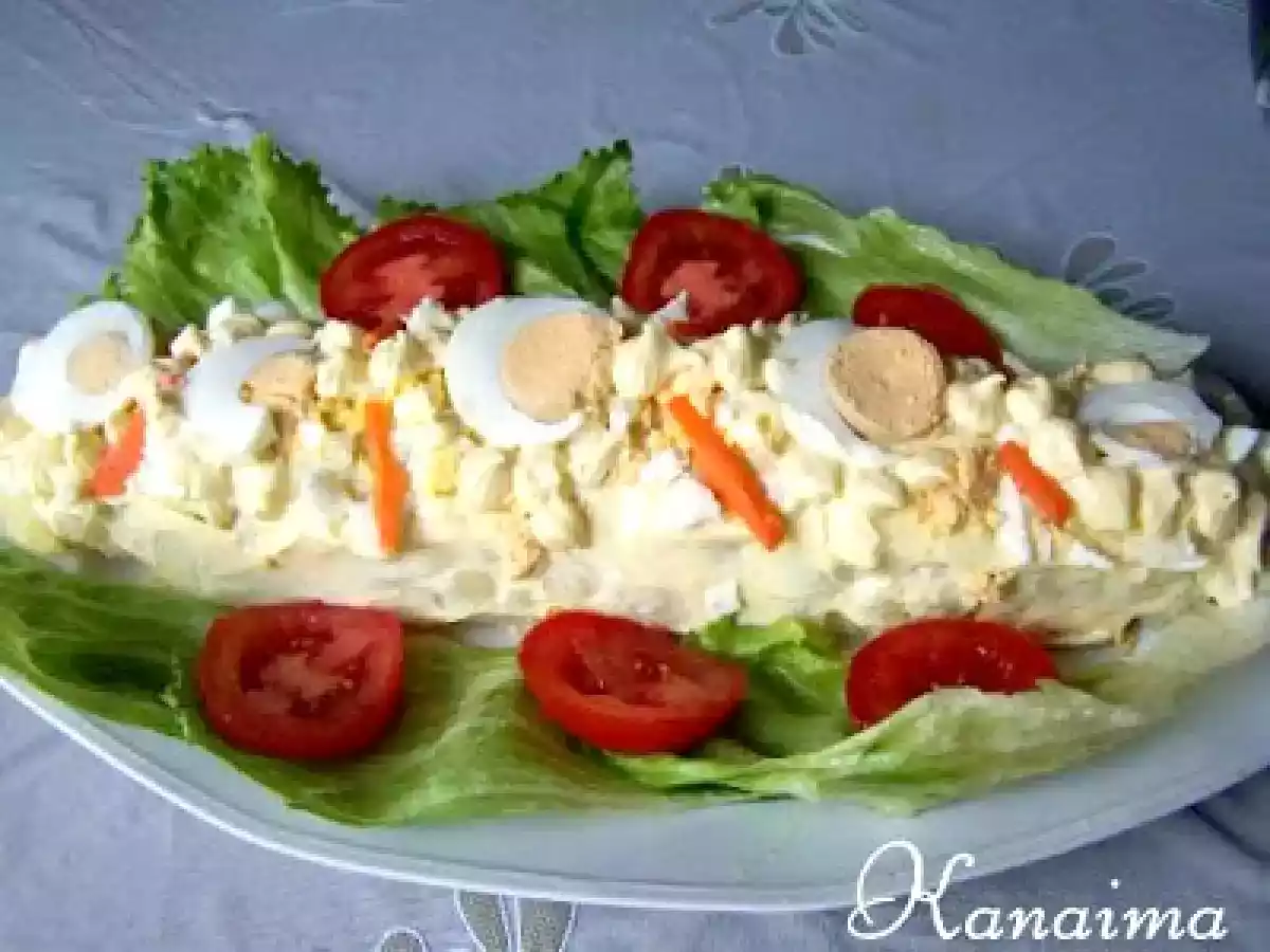 Rollo Light de papas con atún