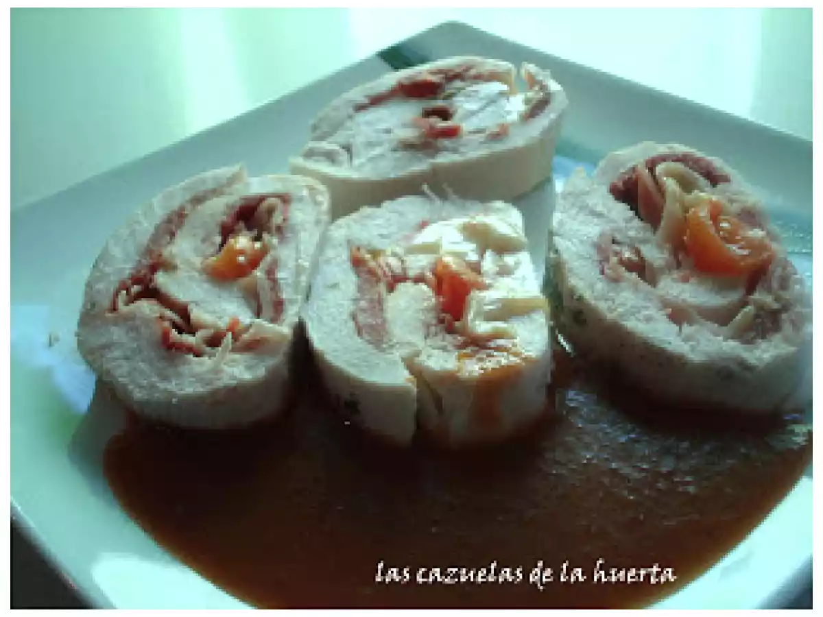 Rollo - pollo con salsa agridulce al vapor - foto 2